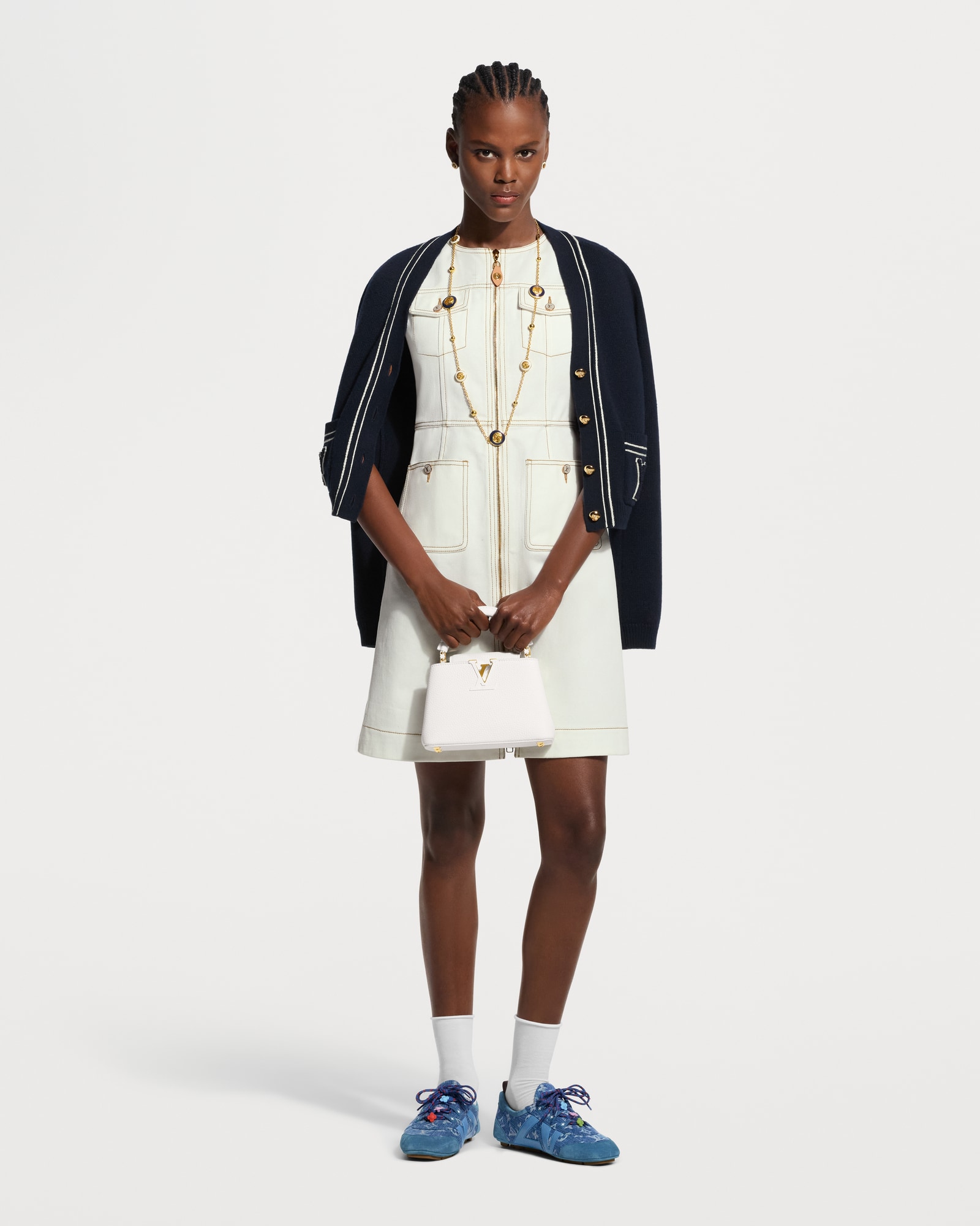 Contrast Stitch Utility Dress - Ready-to-Wear | LOUIS VUITTON